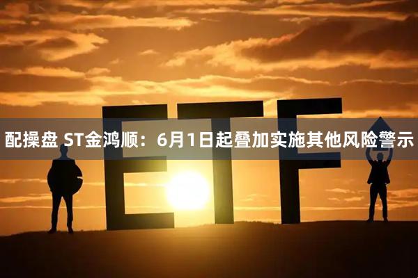 配操盘 ST金鸿顺：6月1日起叠加实施其他风险警示